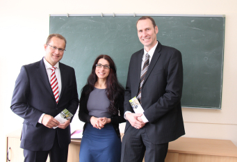Marcus Miksch, Nermin Köklüce und Prof. Dr. Andreas Stute