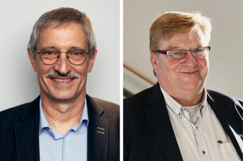 Zwei Portraitfotos von Heiko Burchert und Axel Benning