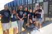 Gruppe von Studierenden mit T-Shirts der Universität Cagliari