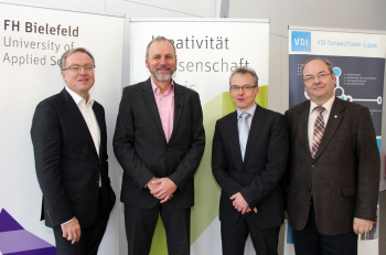 Die Professoren Rössler, Lembke, Uphaus und Hörstmeier
