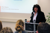 Rita Elpers begrüßte die Studierenden