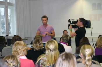 Jenke von Wilmsdorff vor der Kamera