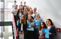 Neunte Klasse des Gymnasiums Verl
