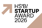 Grafik mit der Aufschrift HSBI Startup Award 2026