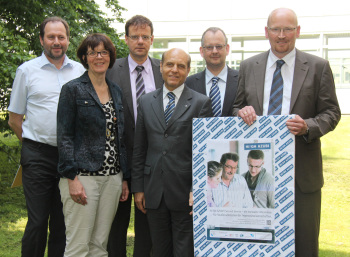 Gruppenbild mit sechs Projekt-Partnern