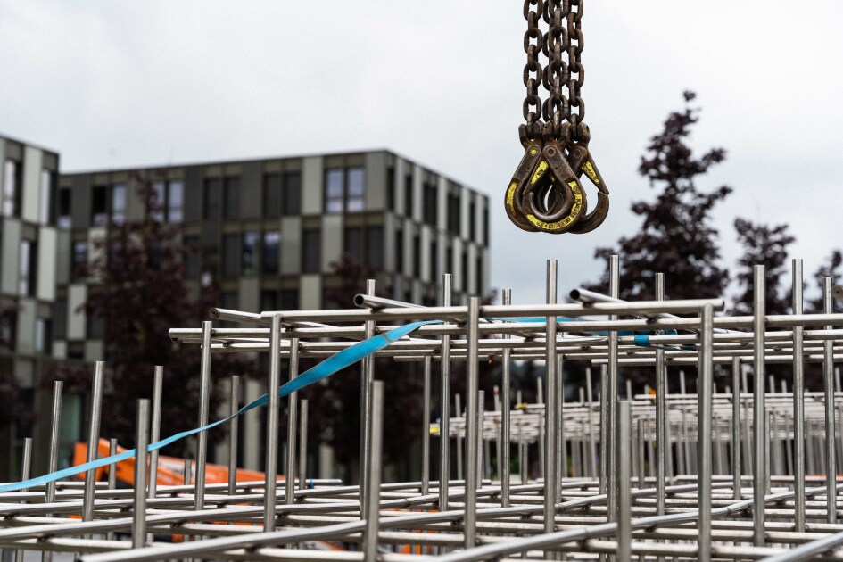 Detailaufnahme am Kunstwerk