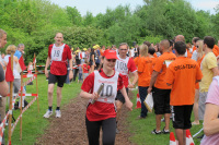 Zielläuferin Katharina Vokoun geht als erste in die Endrunde.