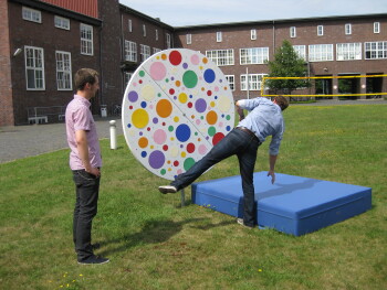 Umfallmaschine verwirrt die Sinne