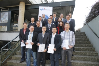 Preisträgerinnen und Preisträger des Ideenwettbewerbs des Bielefelder Instituts für Unternehmensgründung
