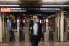 Michael Paulus in einer New Yorker U-Bahn-Station