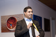 Mohammed Al-Barashi bedankte sich für das Stipendium.