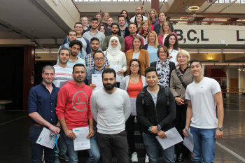 2017-09-07 Sprachkurs Geflüchtete Absolventen