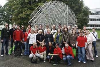 Erasmus-Studierende und ihre Buddies an der FH Bielefeld im WS 2008/2009