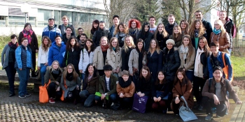 Gruppenfoto mit Incomern zum Sommersemester 2015