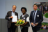 Urkundenübergabe Michael W. Böllhoff, Michael Konadu Ampadu, Prof. Dr. Andreas Unger
