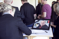 Die Trauerfeier fand großen Anklang