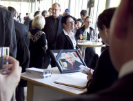 Kondolenzbuch zur Trauerfeier