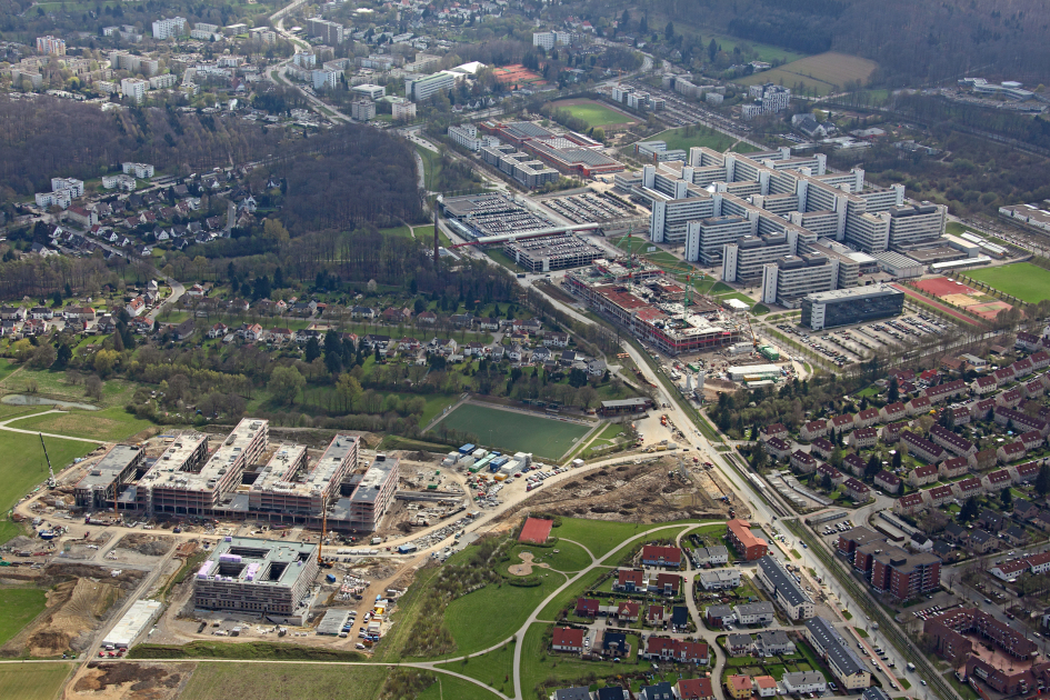 Luftbildaufnahme Campus Bielefeld