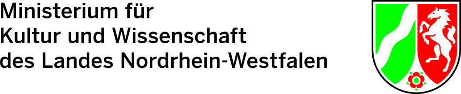 Das Logo des Ministeriums für Kultur und Wissenschaft des Landes Nordrhein-Westfalen
