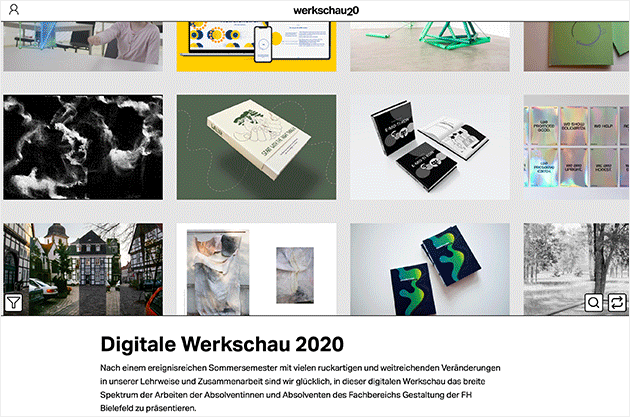Werkschau Website 2020