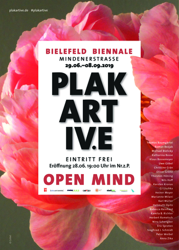 Eines von 3 Plakaten zur Plakative Open Mind 2019