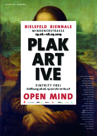 Eines von 3 Plakaten zur Plakative Open Mind 2019