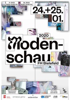 Plakat zur Modenschau 2020