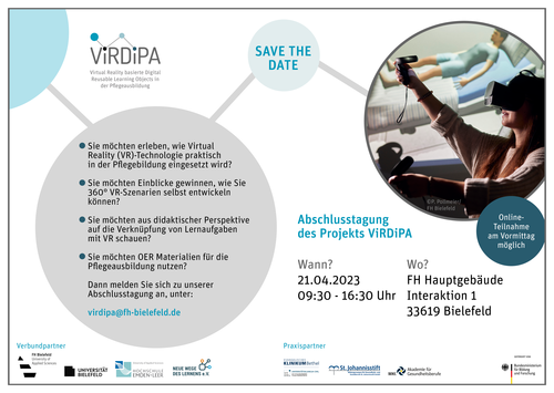 Save the Date - Abschlusstagung ViRDiPA