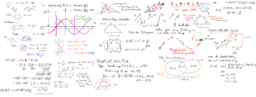 Banner der Startseite Mathematikunterstützung