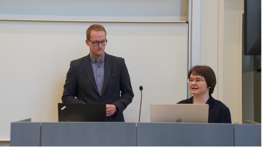 Dr. Frederik Simon Bäumer und Prof. Dr. Michaela Geierhos